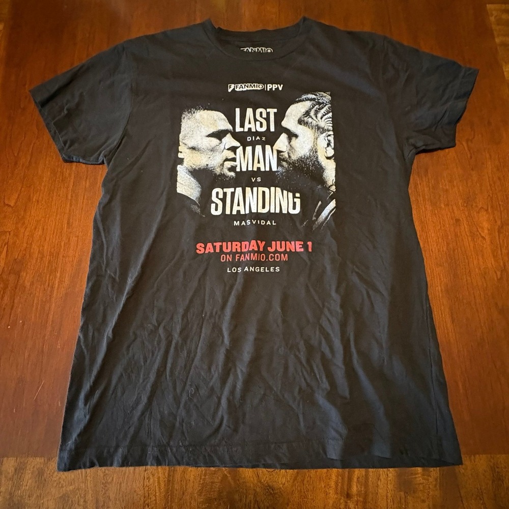 Nate Diaz vs‎ Jorge Masvidal LAST MAN STANDING Boxing T-Shirt Fanmio PPV